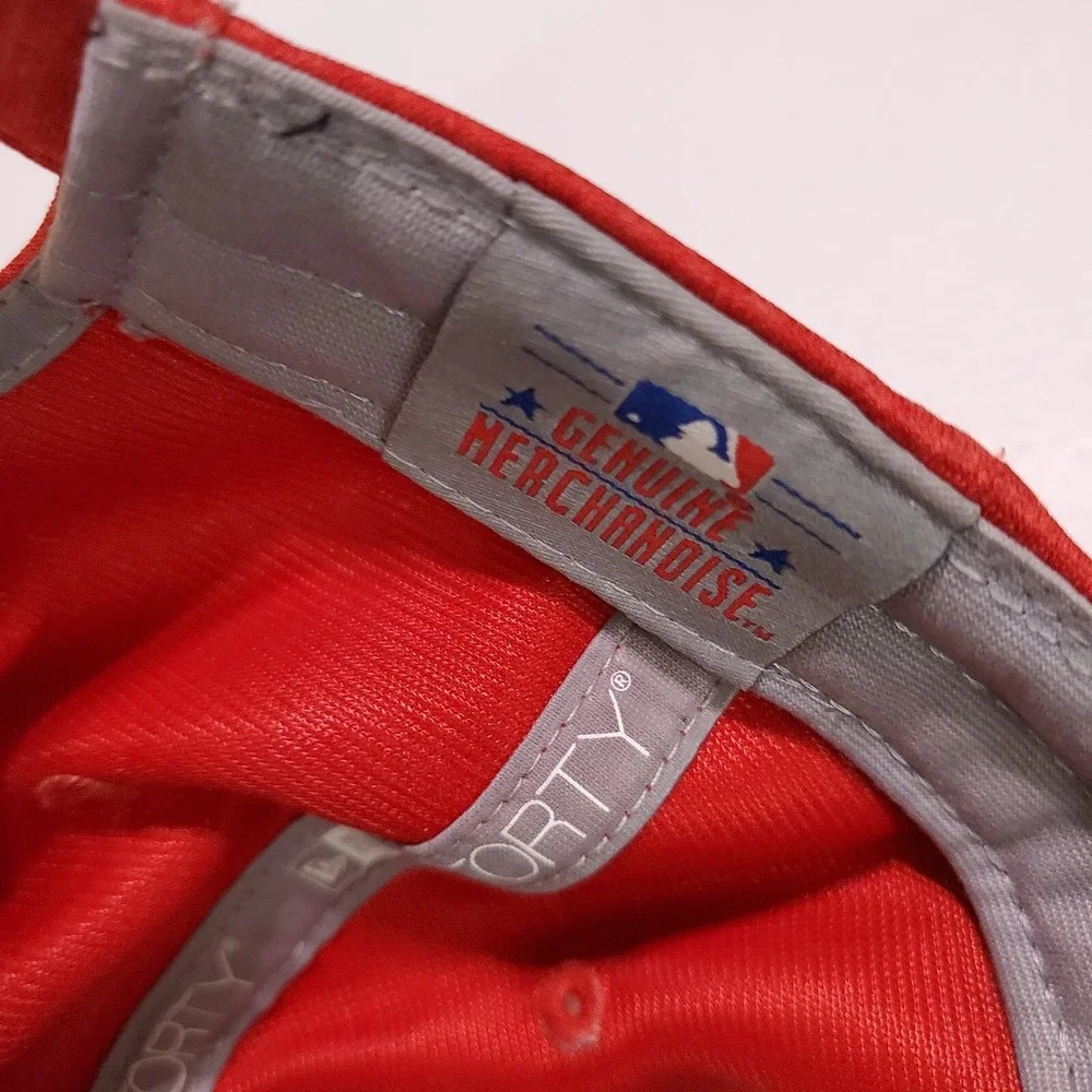 Oakland Athletics Men Hat OS Red Logo American‎ Flag New Era Adjustable Straps